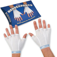 HANDERPANTS Fingerless Gloves Underpants For Your Hands Gag Joke - Archie McPhee