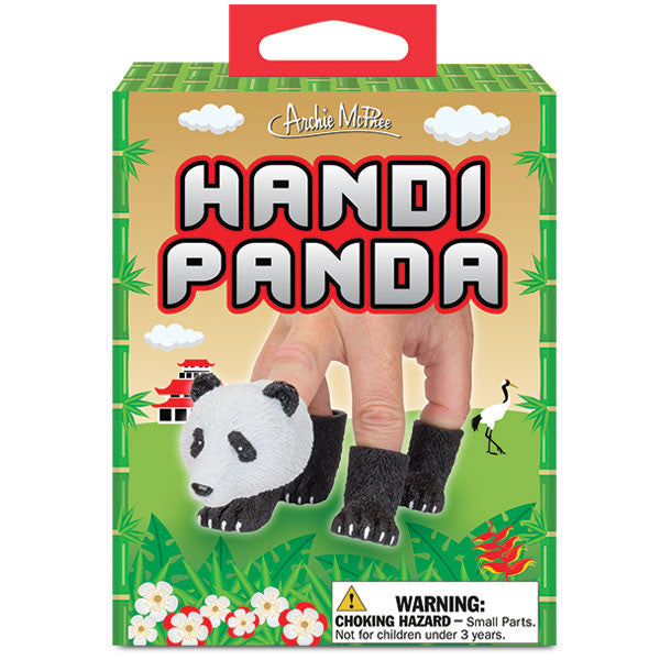 HANDIPANDA - Panda Bear Finger Tiny Hands Puppet Office Toy - Archie McPhee