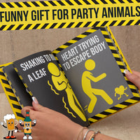 🍻 50 Hangover Cures Funny Drinking Humor Hardcover Book Adult Party Gag Gift 🤮