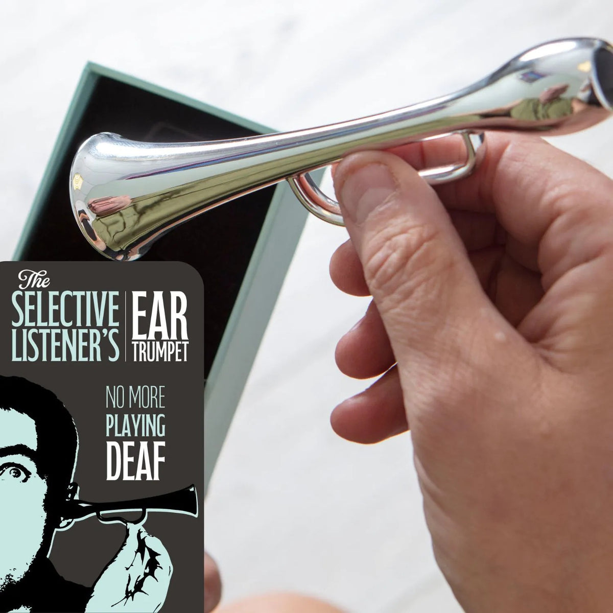 The Selective Listener’s Ear Trumpet Gag Gift 👂😂 say what???  hahaha