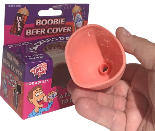 Boobie Beer Soda Drink Cover - Funny GaG Prank Novelty Joke Gift