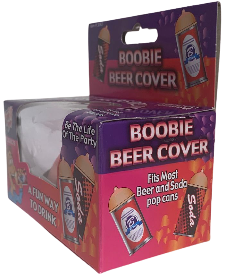 Boobie Beer Soda Drink Cover - Funny GaG Prank Novelty Joke Gift