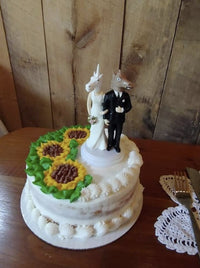 Unicorn and Horse Wedding Cake Topper - Weird & Wacky Fun Decor!  Archie McPhee