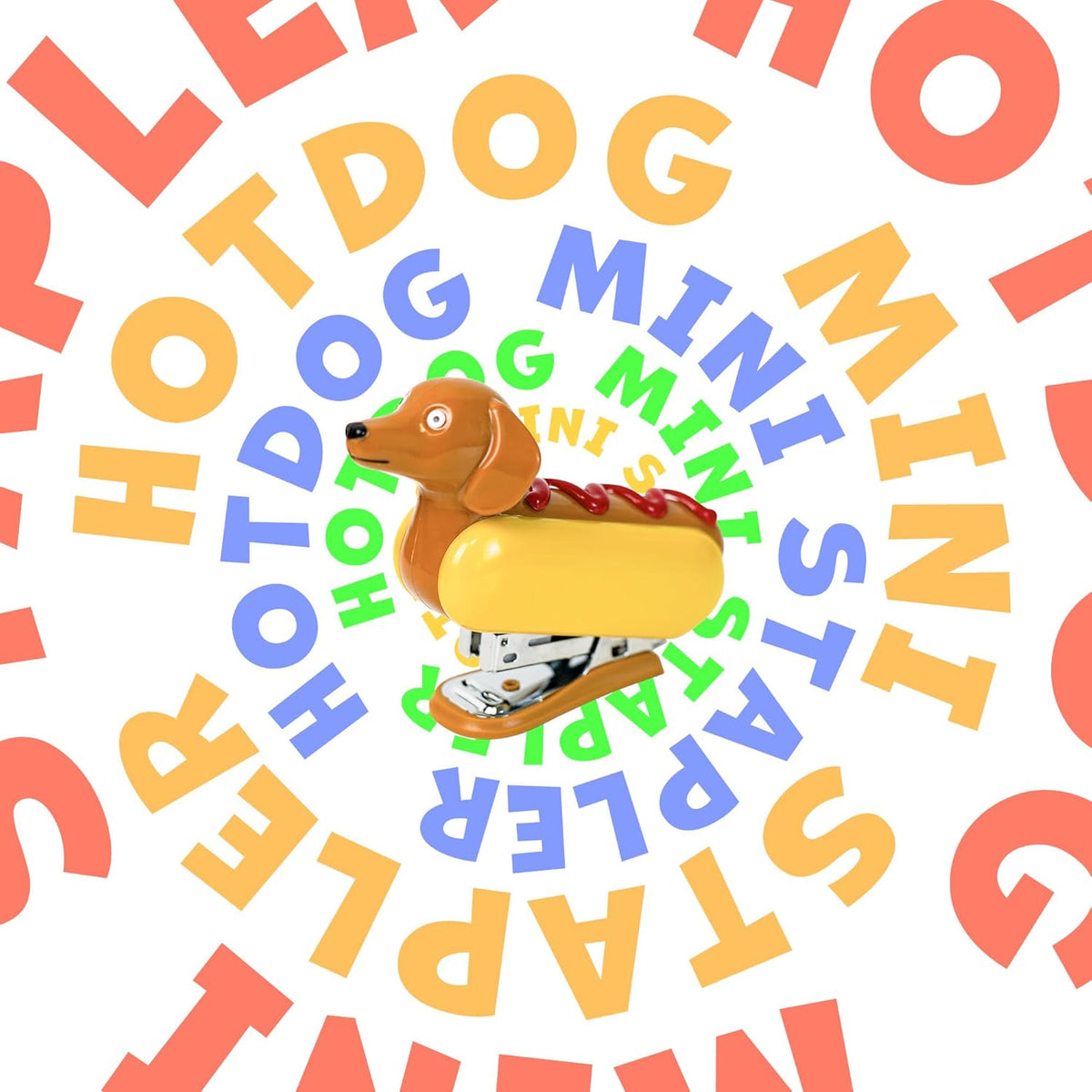 Hotdog Stapler Funny Novelty Office Desk Gag Gift w/ 1000 Staples  & Remover🌭📎