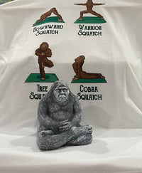 ZEN BIGFOOT Garden Sasquatch Polystone Statue Home Office Desk - Archie McPhee