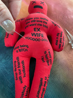 Ex-Wife Voodoo Doll with Pins ~ Adult Gag Joke Toy Gift - Stop being a Bitch!