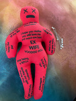 Ex-Wife Voodoo Doll with Pins ~ Adult Gag Joke Toy Gift - Stop being a Bitch!