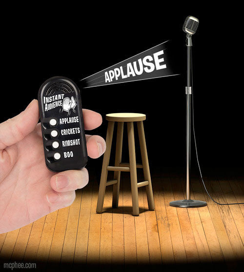 INSTANT AUDIENCE - Pocket Comedy Sound Machine Noise Maker Toy - Archie McPhee