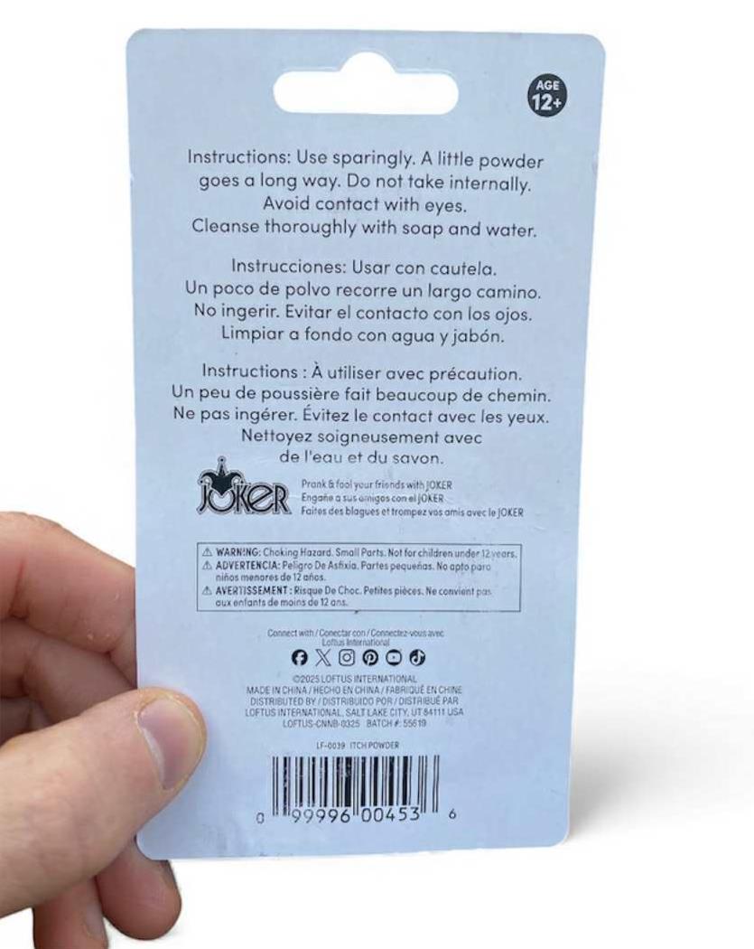 😈🧂 12-Pack Pure Prank Itch Chaos – Legendary Prank Itching Powder! (1 DZ) 🧂😈