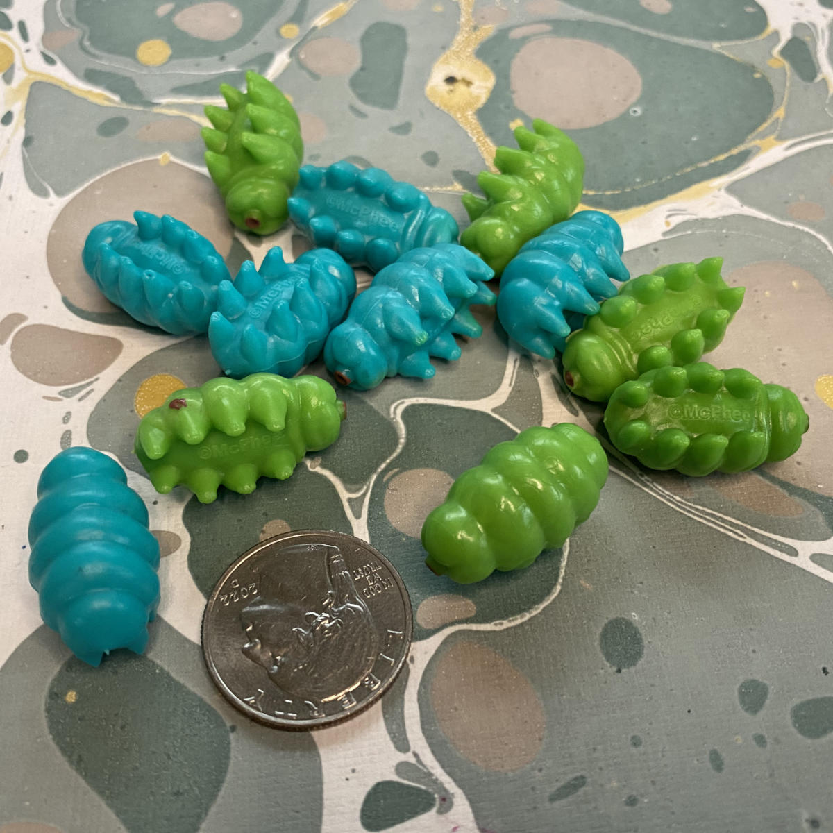 Itty Bitty Tardigrades (Bag of 12) - Miniature Plastic Figurines - Archie McPhee