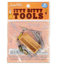 Itty Bitty Tools (Bag of 8) - MINI Contractor Toolbox Set - Archie McPhee