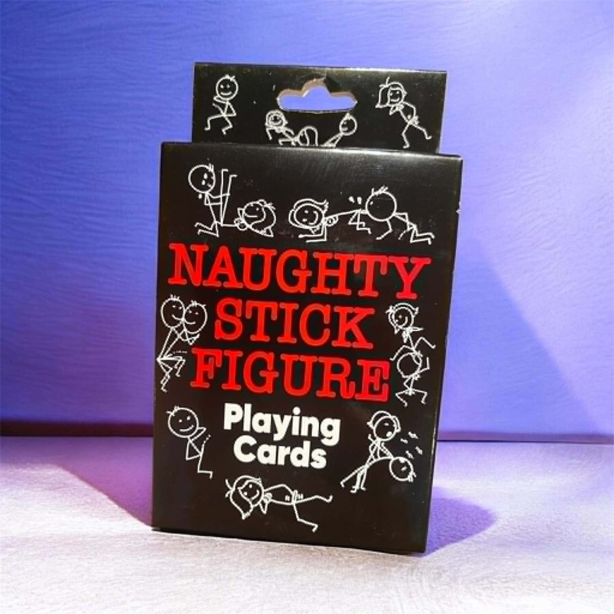 🔥 Naughty Stick Figure Playing Deck of Cards - Adult Funny Gag Gift Party Humor