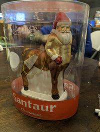 Santaur Ornament - Santa Claus Horse Christmas Hand-Blown Glass ® Archie McPhee