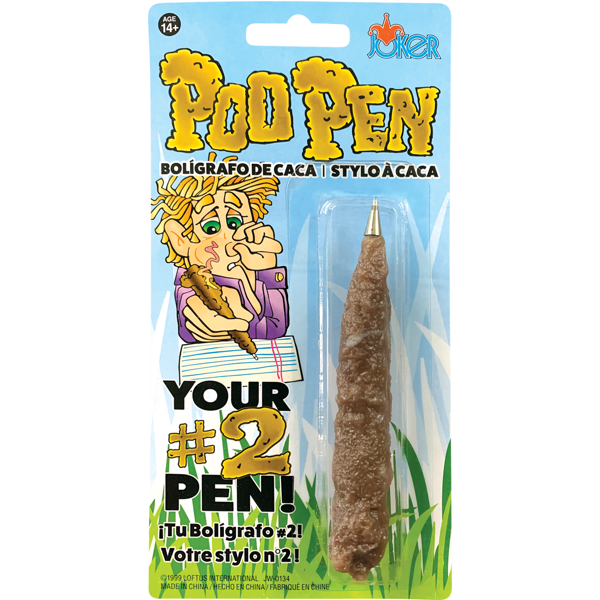 The Poo Poop Pen - Your #2 Ballpoint Pen for School-Home-Office ~ GaG Joke Toy