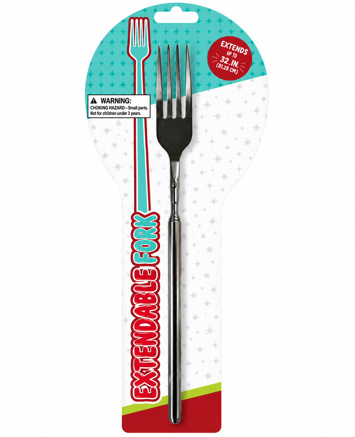 🍴 Funny Extending Fork – Steal Bites from Across the Table!