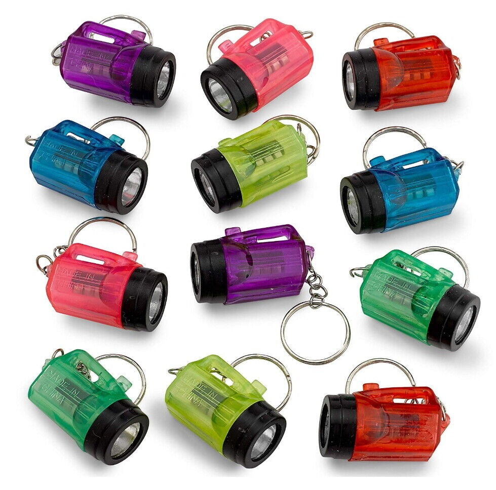 144 Flashlight Keychains - Fun Novelty Party Favor Gifts (wholeale 12 dozen)