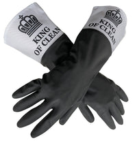 👑 King of Clean Washing Up Latex Gloves – Funny Manly Dishwashing Kitchen Gift