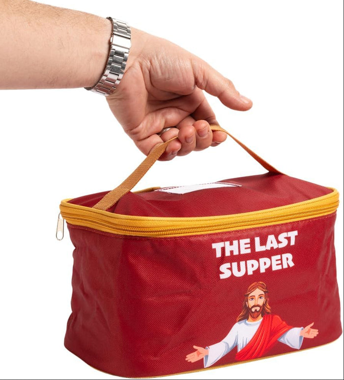 Share ✝️The Last Supper Lunch Cooler Bag Funny Jesus Bible Religious Novelty Gift 🍞🙏
