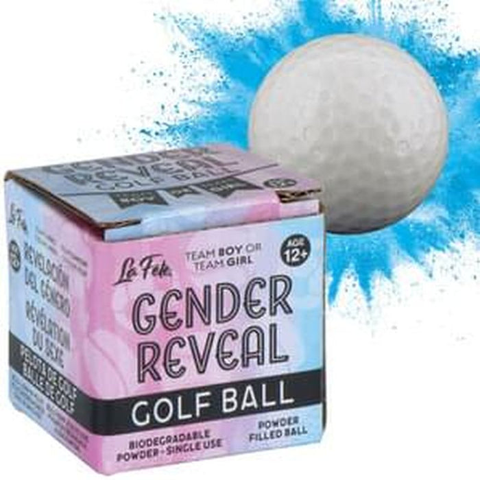 Gender Reveal Golf Ball - Blue Exploding Powder - It’s a Boy