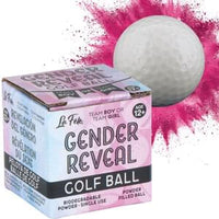 Gender Reveal Golf Ball - Blue Exploding Powder - It’s a Girl