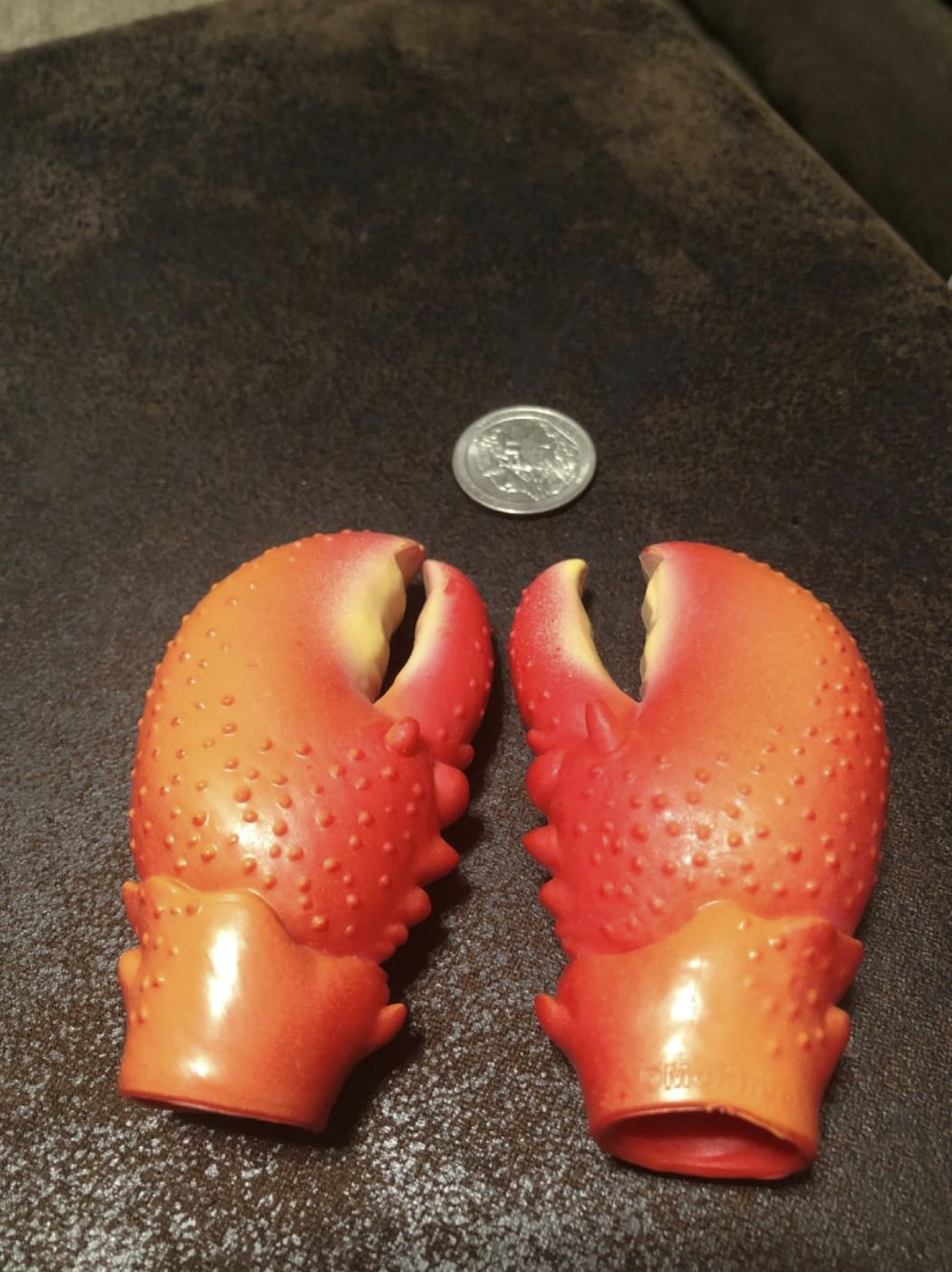 Finger Lobster Claws (Set of 2) Funny Hand Puppet Play Toys - Archie McPhee