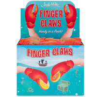 Finger Lobster Claws (Set of 2) Funny Hand Puppet Play Toys - Archie McPhee