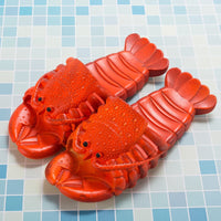 Lobster Sandal Slippers Loafer Beach Casual Shoes - Funny Gag Gift - LARGE