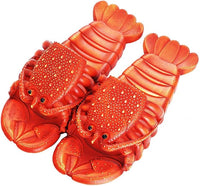 Lobster Sandal Slippers Loafer Beach Casual Shoes - Funny Gag Gift - LARGE