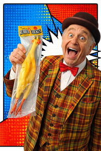 Classic 19" Rubber Chicken by Loftus International – Timeless Gag Prop for Endless Laughs 🐔🤣