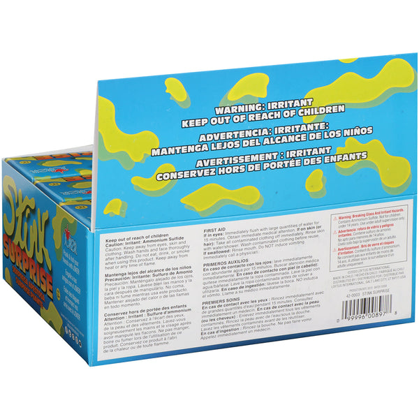 🦨 216 Skunk Glass Stink Bombs 💣 6 Retail Display Cases | Fart Prank Joke Gag💨