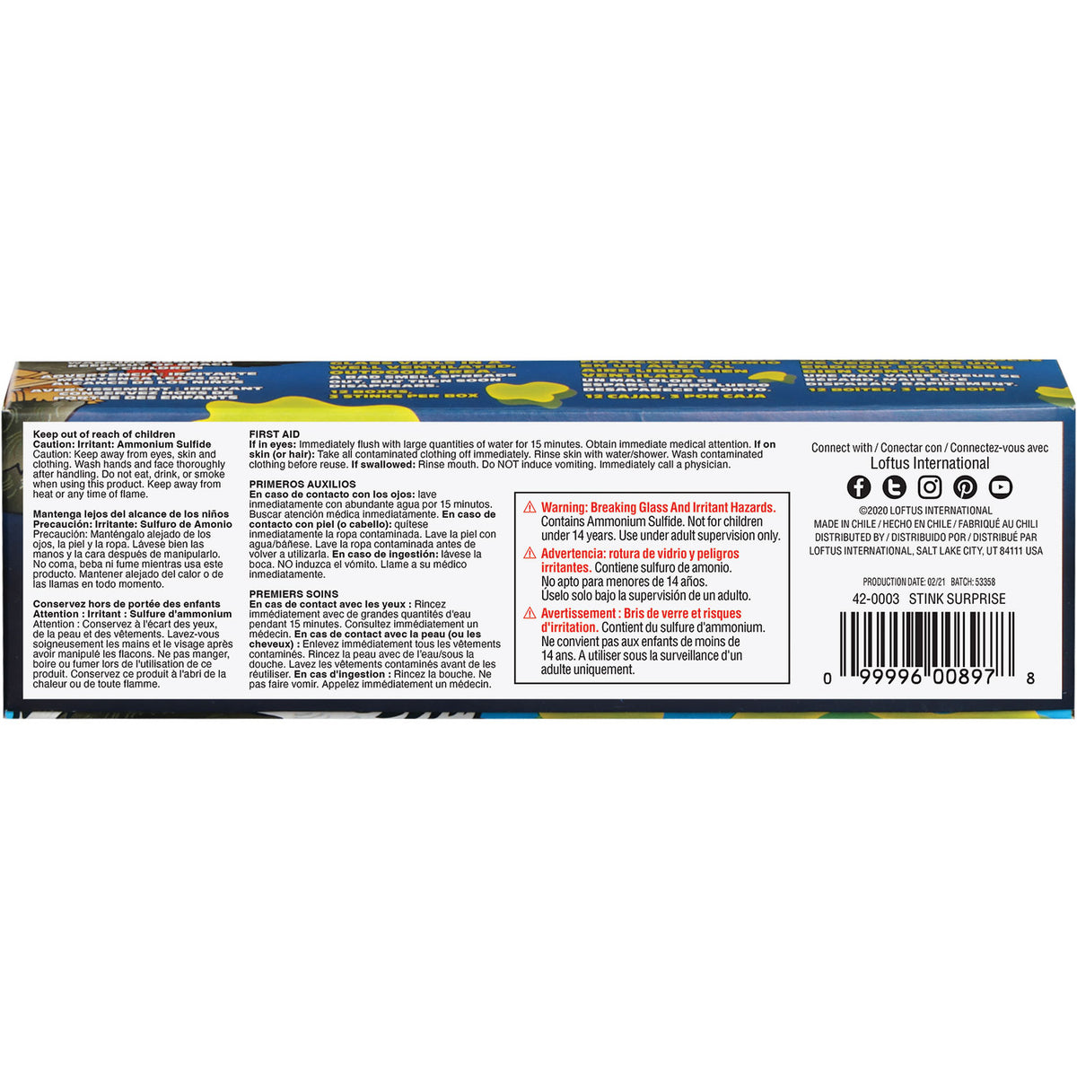 🦨 36 Skunk Glass Stink Bombs 💣 Retail Display Case | Fart Prank Joke Gag 💨