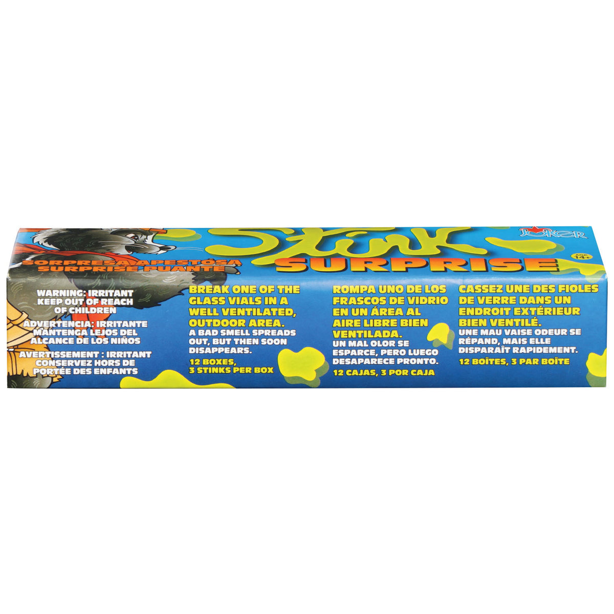 🦨 36 Skunk Glass Stink Bombs 💣 Retail Display Case | Fart Prank Joke Gag 💨