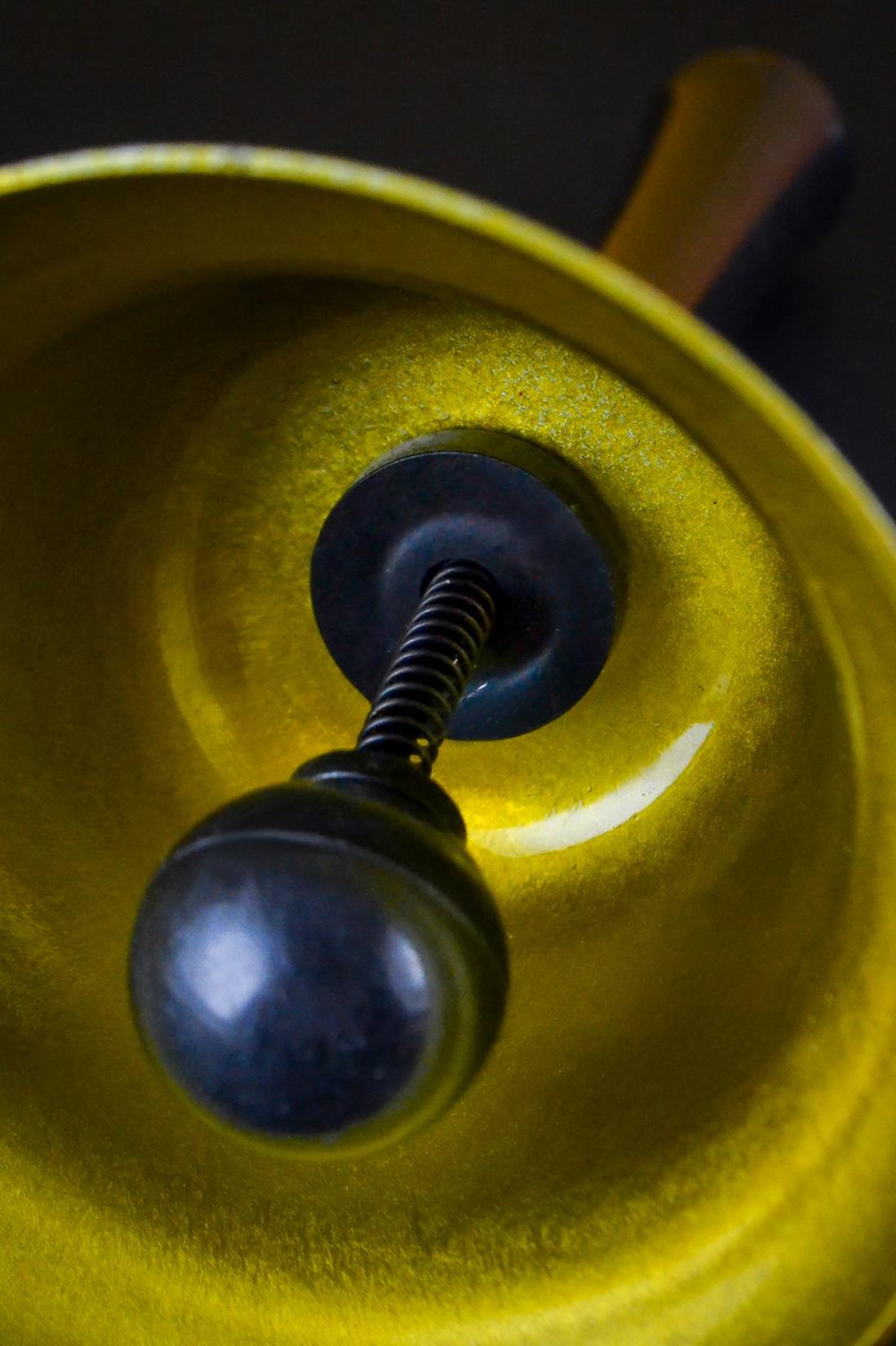 Golden " Ring for BEER " Hand Bell - Gag Joke Bar Pub Office Desk Kitchen Room