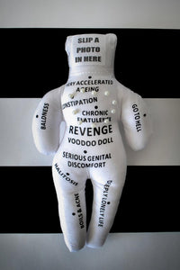 REVENGE Voodoo Doll with Pins ~ Boyfriend Girlfriend Fun Adult Gag Office Gift