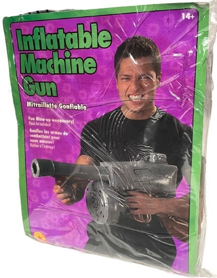 INFLATABLE MACHINE GUN 💥 Gangster Costume Prop BIG Blow-Up Toy | Scarface Army