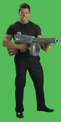 INFLATABLE MACHINE GUN 💥 Gangster Costume Prop BIG Blow-Up Toy | Scarface Army