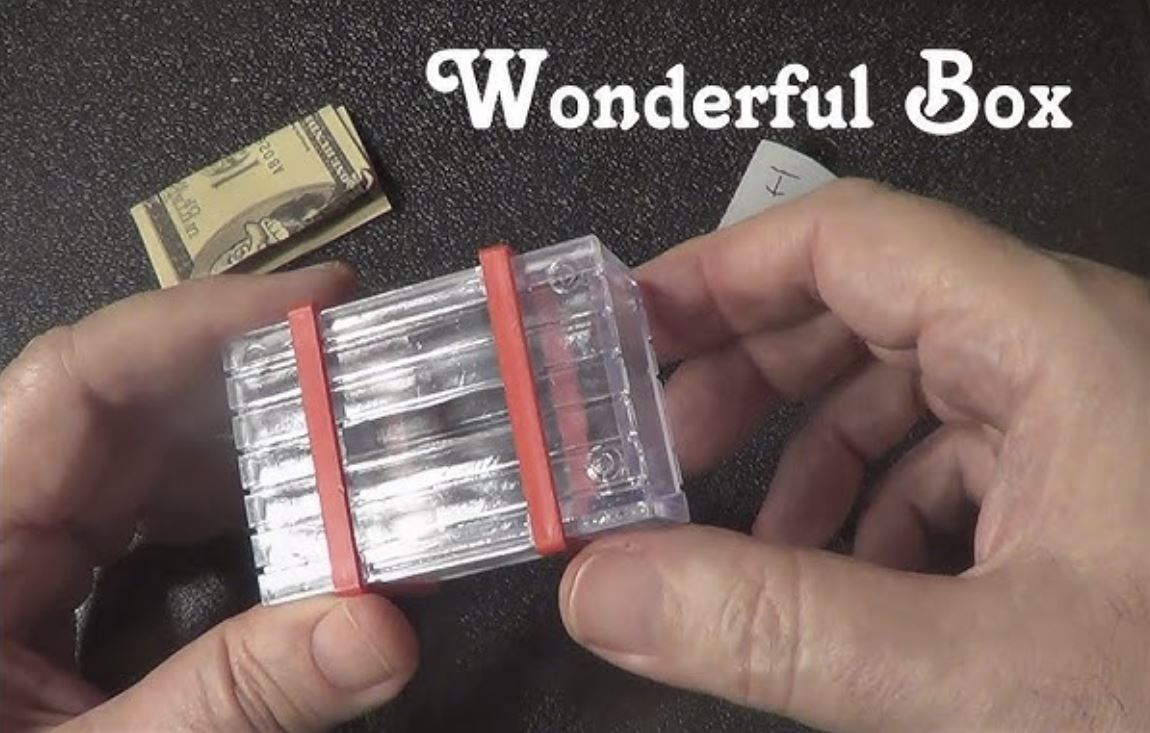 Wonder Treasure Box Magic Trick - Puzzle, Lock Box, Brain Teaser, Bank Safe