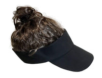 Man Bun Sun Visor Hat - Hair Costume Prop Cap -  The Original Billy-Bob