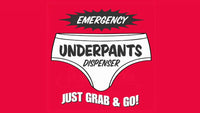 Emergency Underpants Dispenser ~ 5-Pack Underwear Gag Joke Gift ~ Archie McPhee