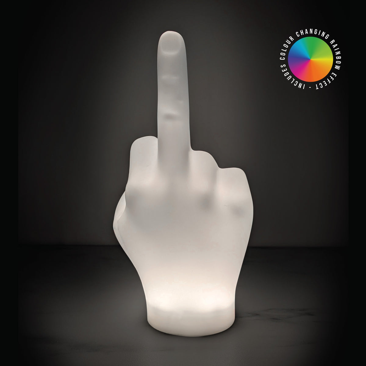 🖕 F* You Lamp – Funny Middle Finger Light Colour-Changing LED, USB Rechargeable