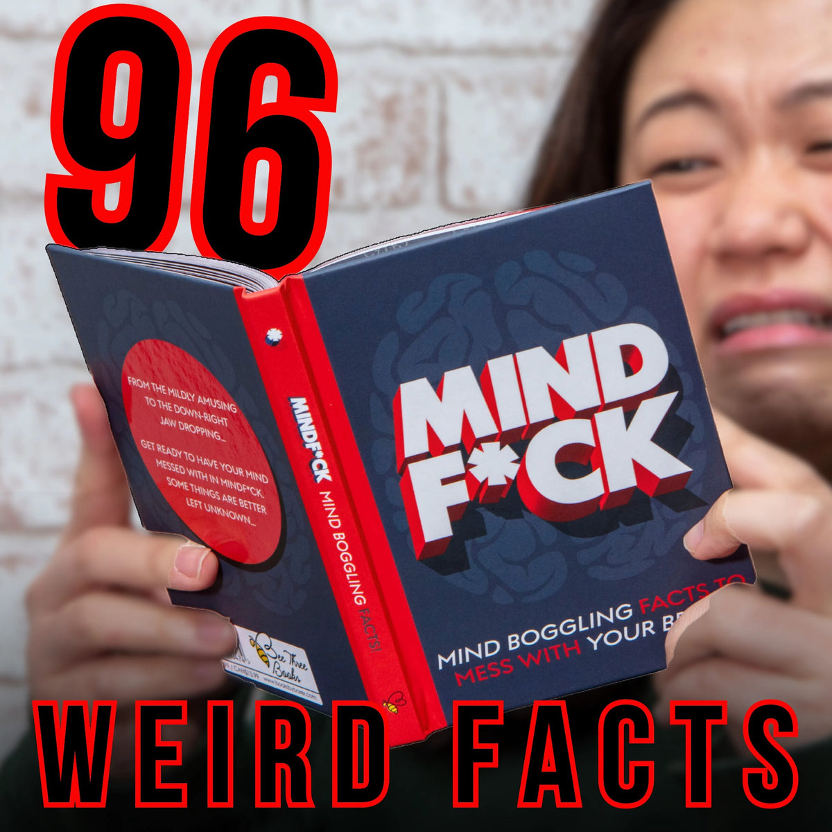 MIND F#CK - 'Mind Boggling Facts to your Brain" Hardcover Book - Funny Gag Gift