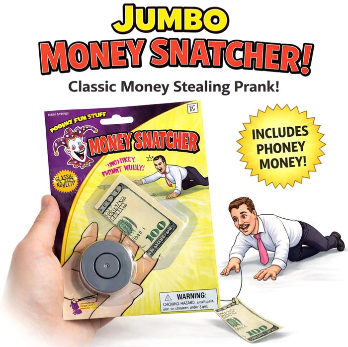 🪙 Money Snatcher – Classic Pull-Back Prank Toy