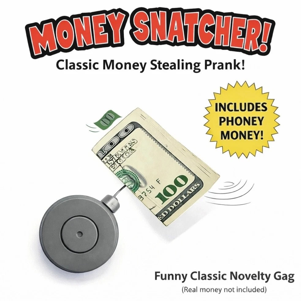 🪙 Money Snatcher – Classic Pull-Back Prank Toy