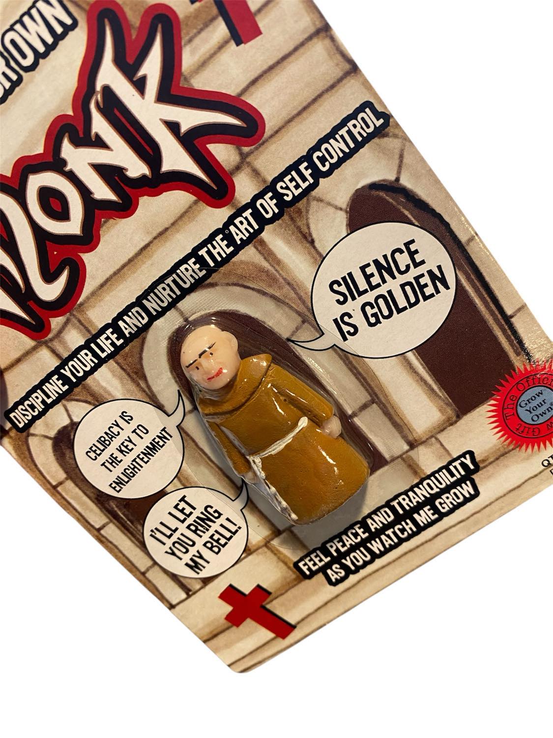 Grow Your Own Monk - Funny Novelty Gag Gift for Peace & Tranquility Lovers