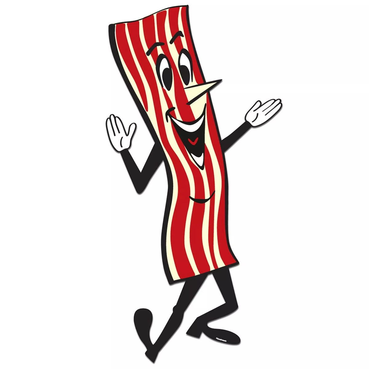 Mr. Bacon Jumbo Fridge Car Magnet - HIGH QUALITY - Archie McPhee