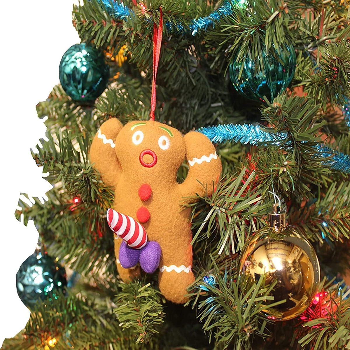 🍪 Naughty Talking Gingerbread Man Ornament 🎄 Dirty Adult Holiday Gag Gift 🎁