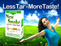 40 PKS NEW SMOKE Cigarette Filters (1,200 Filters) Lowers Nicotine Nic Out & Tar