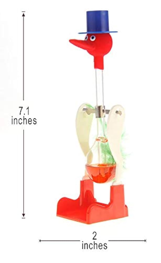 Original Drinking Bird – Retro Science Toy 🐦Perpetual Motion Desk Gadget