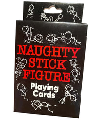 🔥 Naughty Stick Figure Playing Deck of Cards - Adult Funny Gag Gift Party Humor