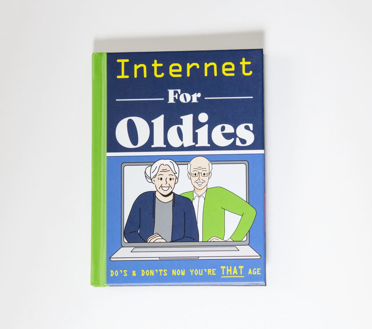 Internet for Oldies - Over the Hill Hardcover Book - Funny Senior Gag Joke Gift